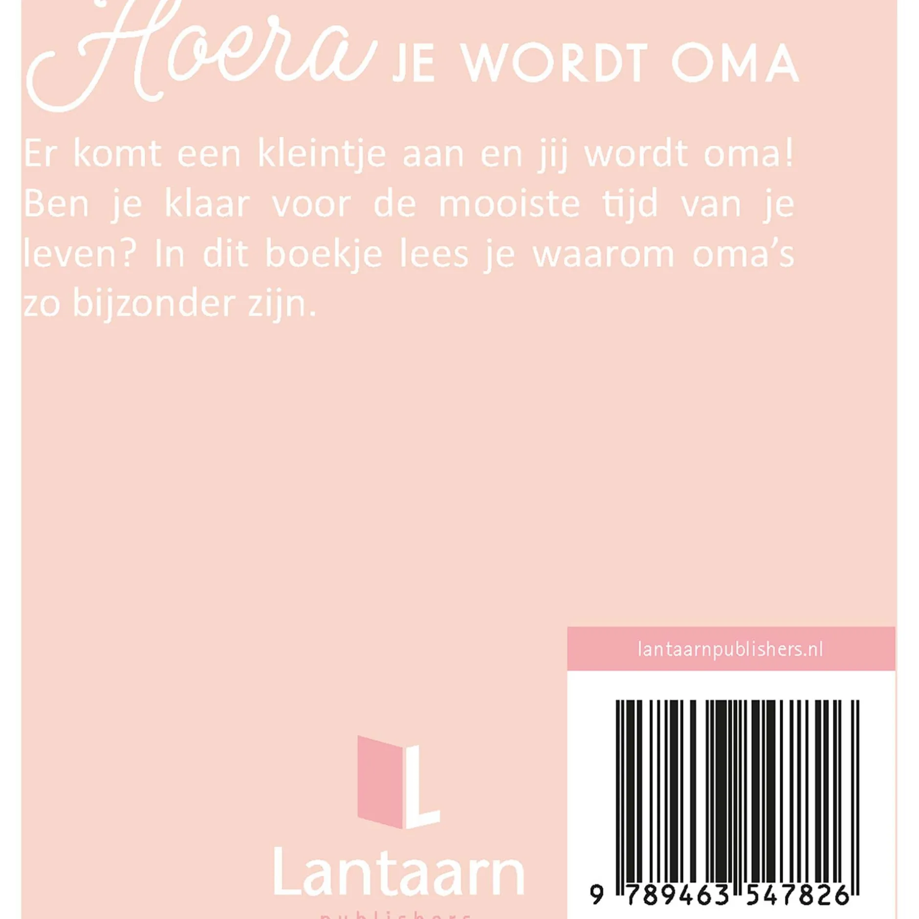 Boeken Voor Ouders*Boeken Hoera, je wordt Oma Pink