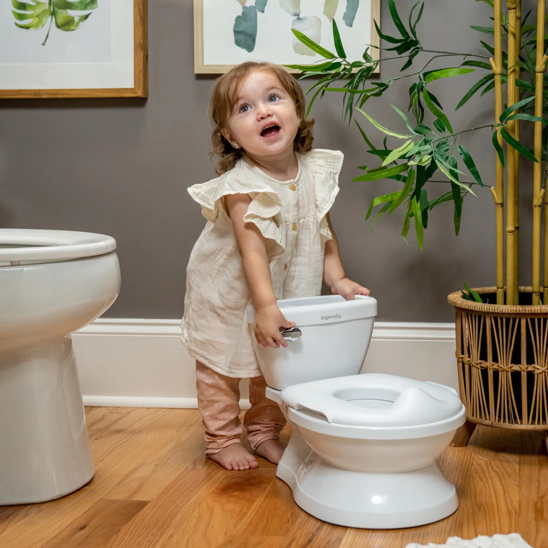 Potjes & Toiletverkleiners*Ingenuity My Size potje wit