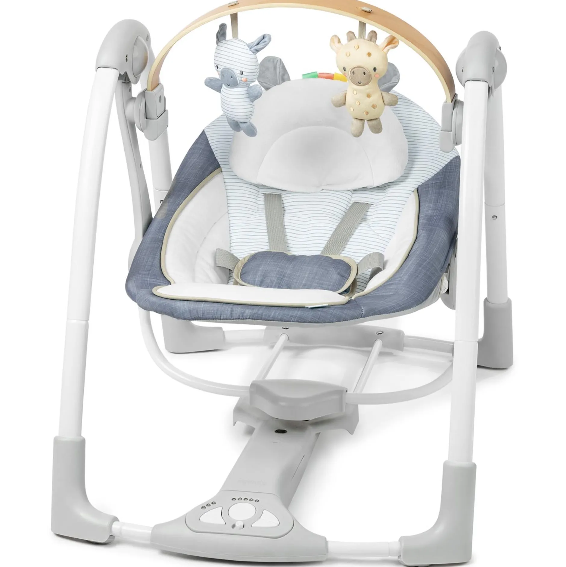 Schommelstoelen & Baby Swings*Ingenuity Swing'n Go wipstoel Blue