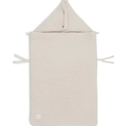 Voetenzakken|Voetenzakken*Jollein autostoel voetenzak Basic Knit Oatmeal