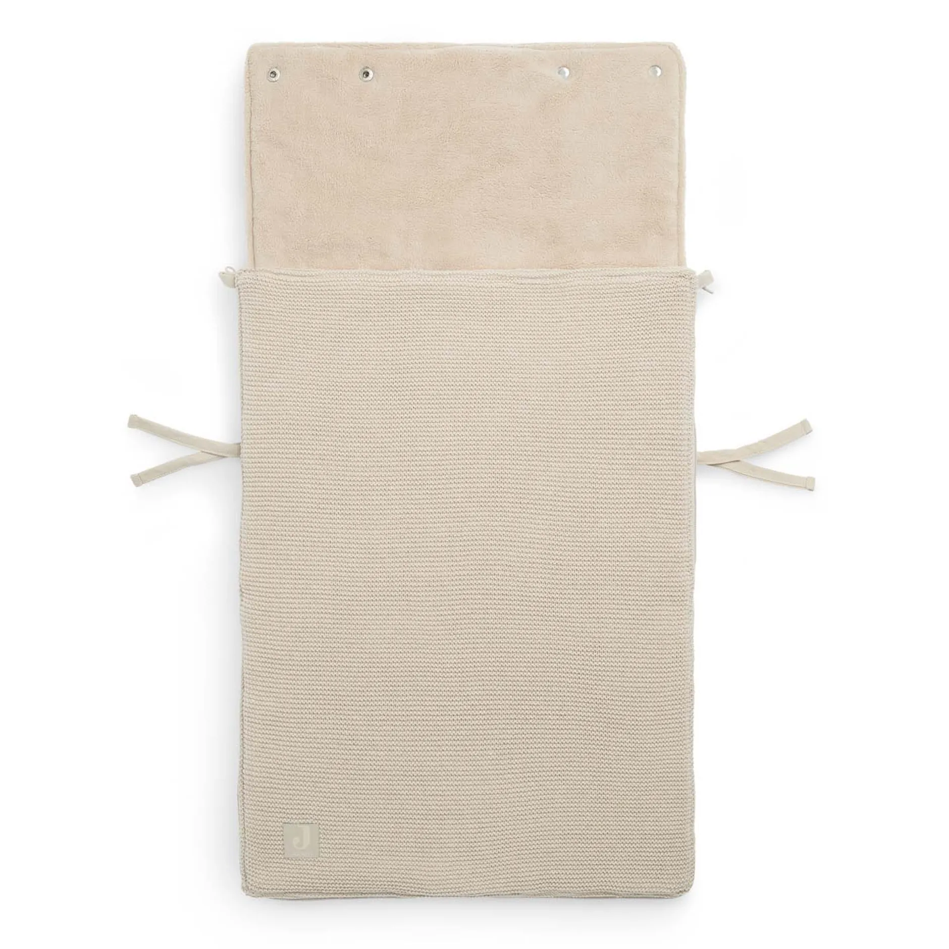 Voetenzakken|Voetenzakken*Jollein autostoel voetenzak Basic Knit Nougat