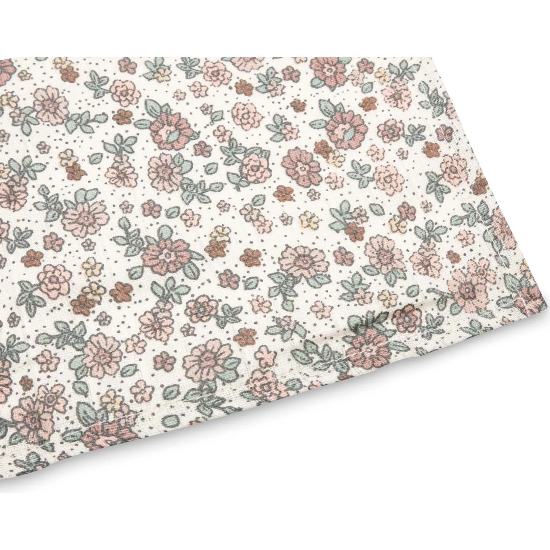 Doeken & Luiers*Jollein hydrofiel multidoek retro flower wit