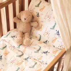 Dekbedovertrekken*Jollein junior dekbedovertrek beige