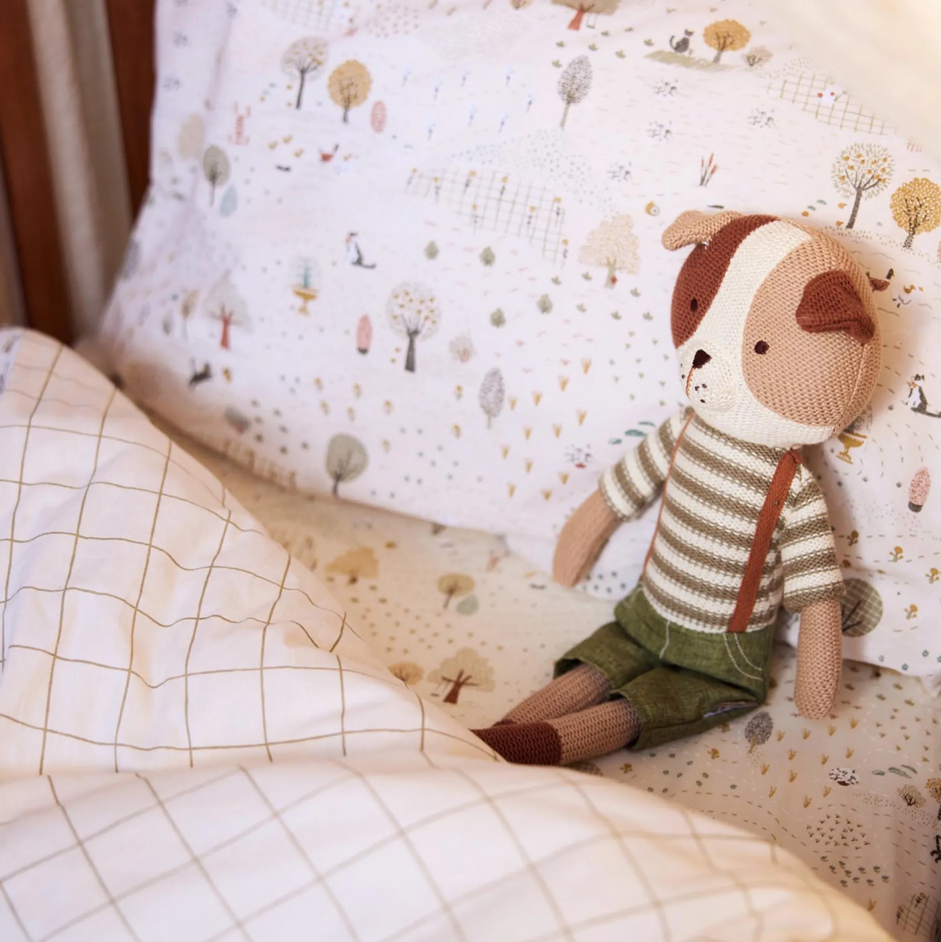Dekbedovertrekken*Jollein junior dekbedovertrek beige