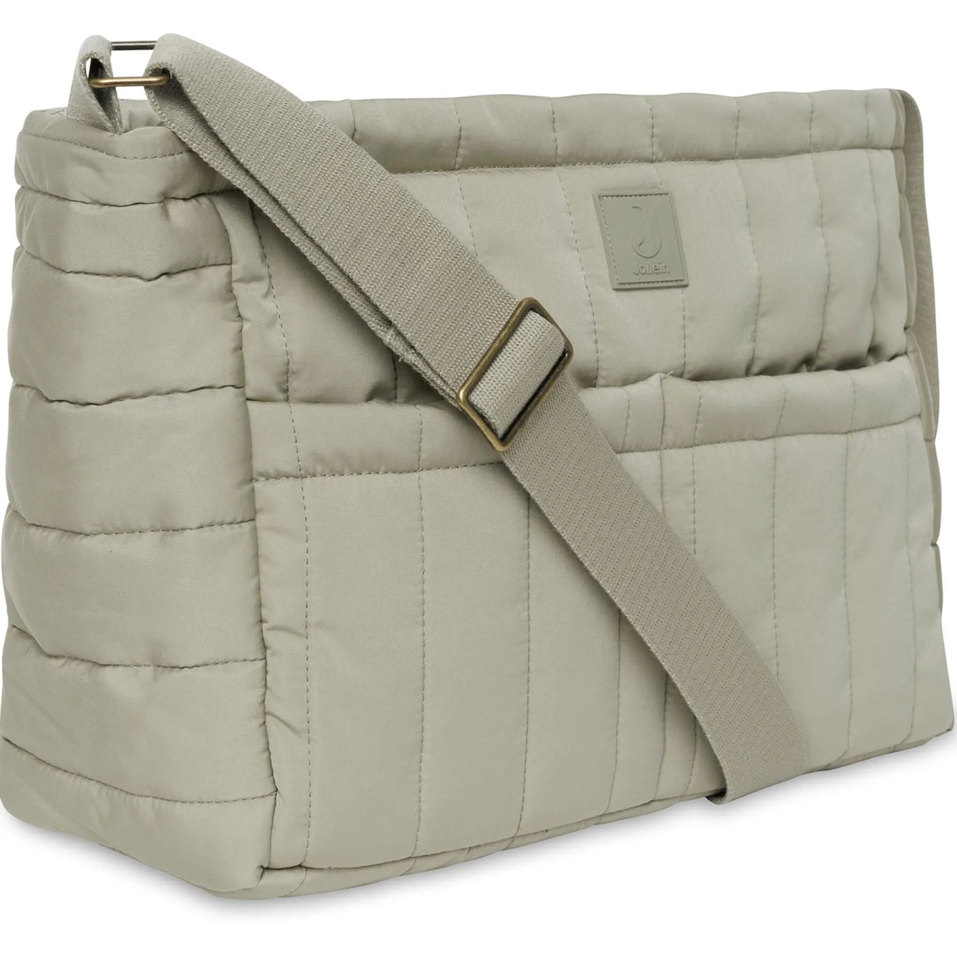 Luiertassen*Jollein kinderwagen/buggy organizer Puffed Olivegreen