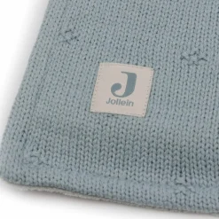 Dekens*Jollein ledikantdeken cosy knit groen