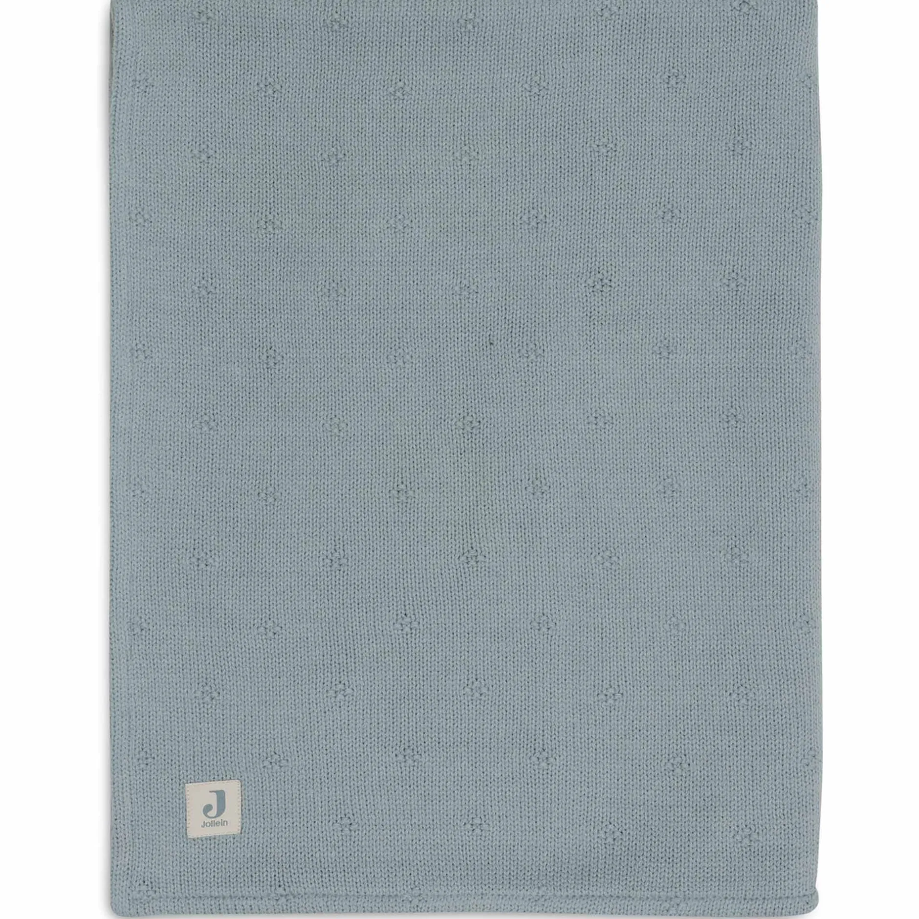 Dekens*Jollein ledikantdeken cosy knit groen
