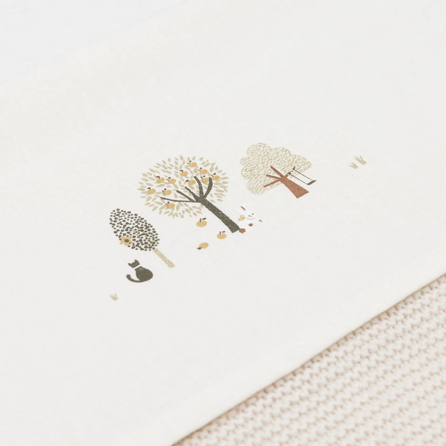 Lakens*Jollein ledikantlaken Tiny Park wit