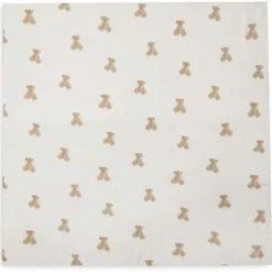 Doeken & Luiers*Jollein swaddle / hydrofiele doek Beer 2-pack  wit