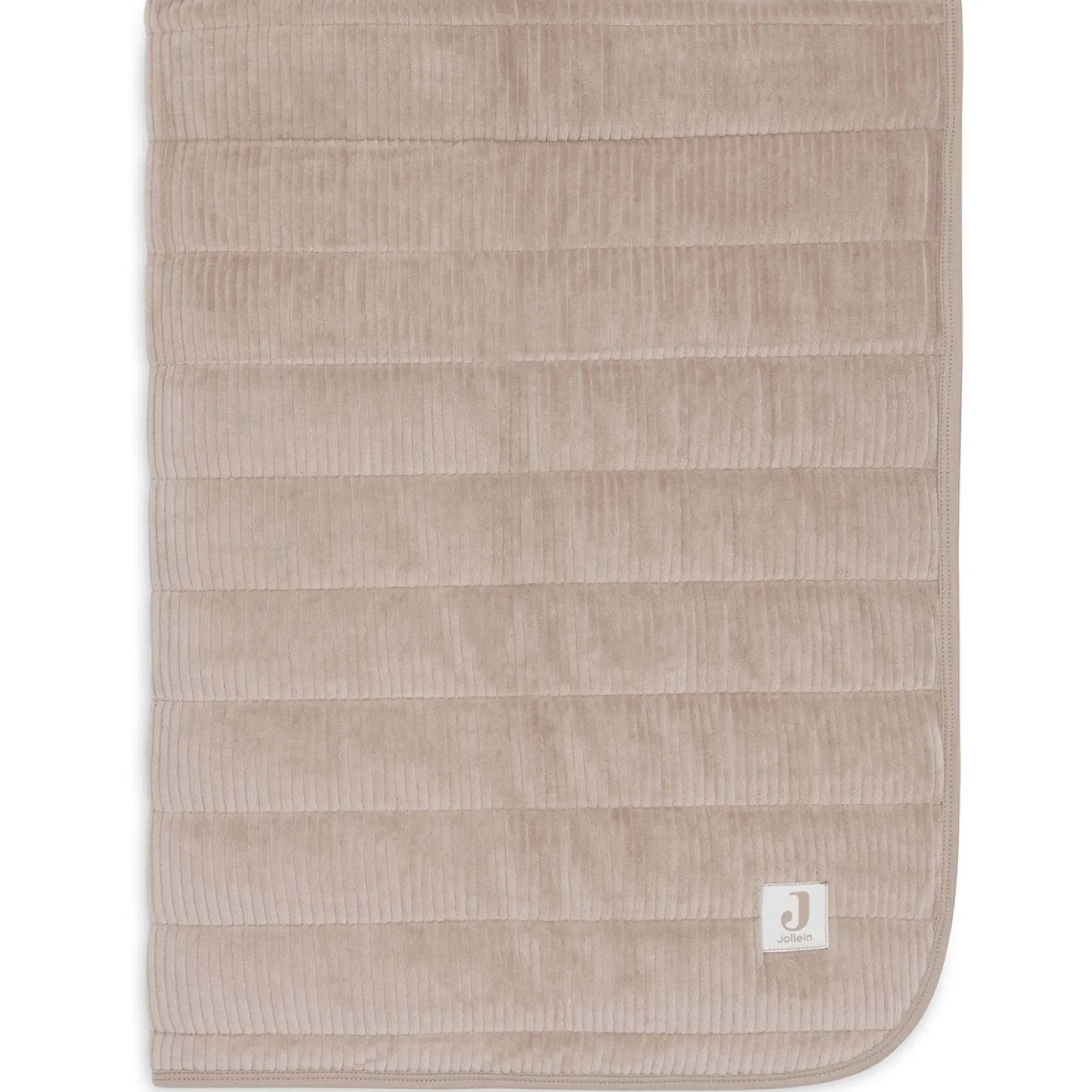 Dekens*Jollein wieg deken Velvet Rib bruin