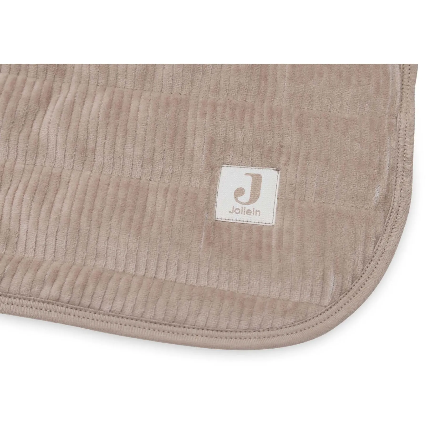 Dekens*Jollein wieg deken Velvet Rib bruin