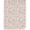 Dekens*Jollein wiegdeken retro flowers wit