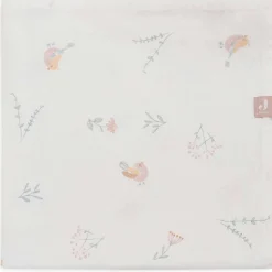 Lakens*Jollein wieglaken lovely birds wit