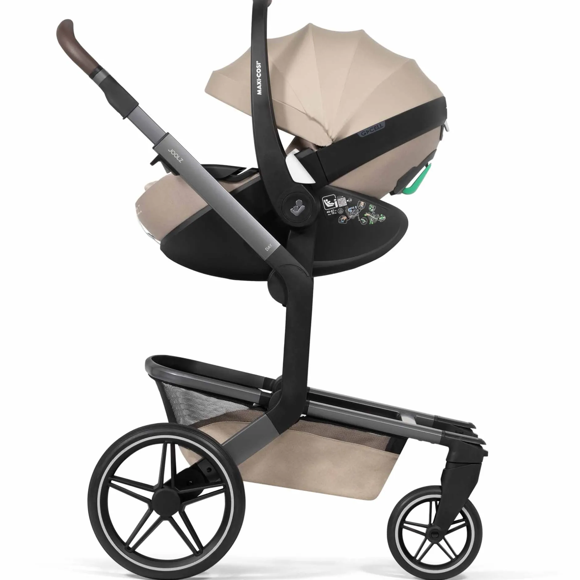 Autostoelen Groep 0*Joolz Maxi-Cosi Pebble 360 Pro Sandy Taupe