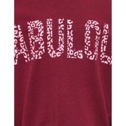 Truien & Vesten|Truien & Sweaters*Kids Only peuter sweater lange mouwen tekst rood Winered