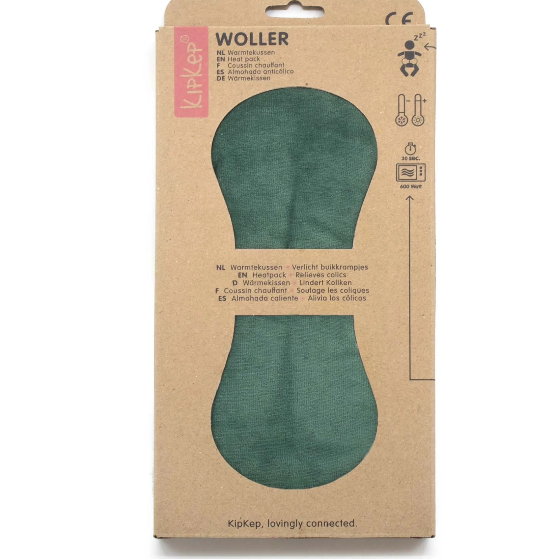 Kruiken & Kruikenzakken|Kruiken & Kruikenzakken*Kipkep Woller groen