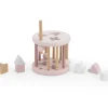 Vormenstoven*Label Label houten vormenstoof Pink