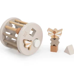 Vormenstoven*Label Label houten vormenstoof Beigebrown