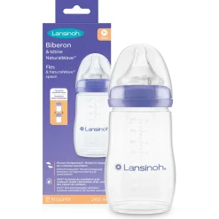 Flesjes*Lansinoh drinkfles Natural Wave 240ml naturel