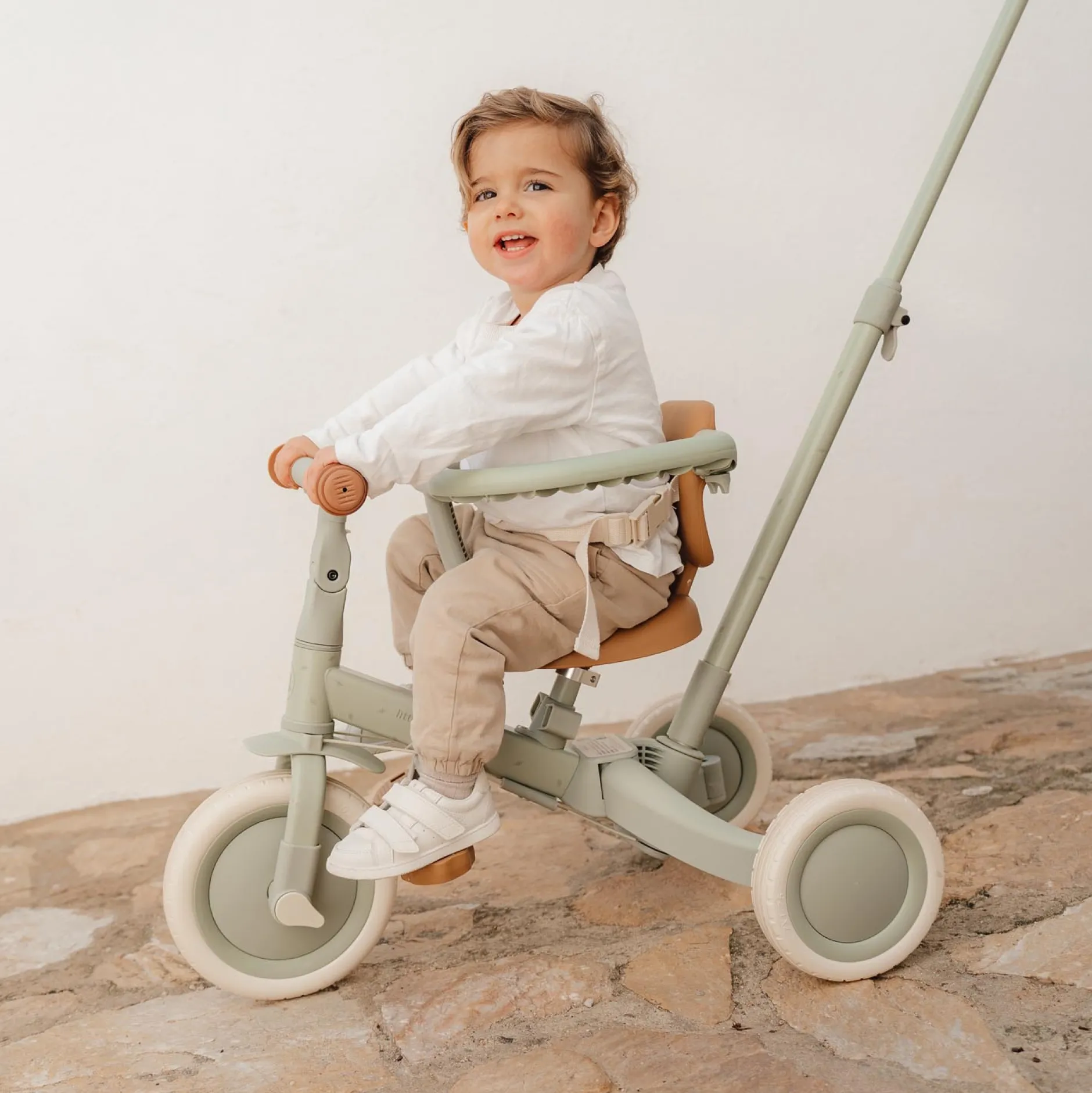Loopfietsen & Loopwagens|Buitenspeelgoed*Little Dutch 4 in 1 twee- en driewieler fiets Green