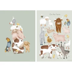 Wanddecoratie*Little Dutch A3 poster Little Farm multi