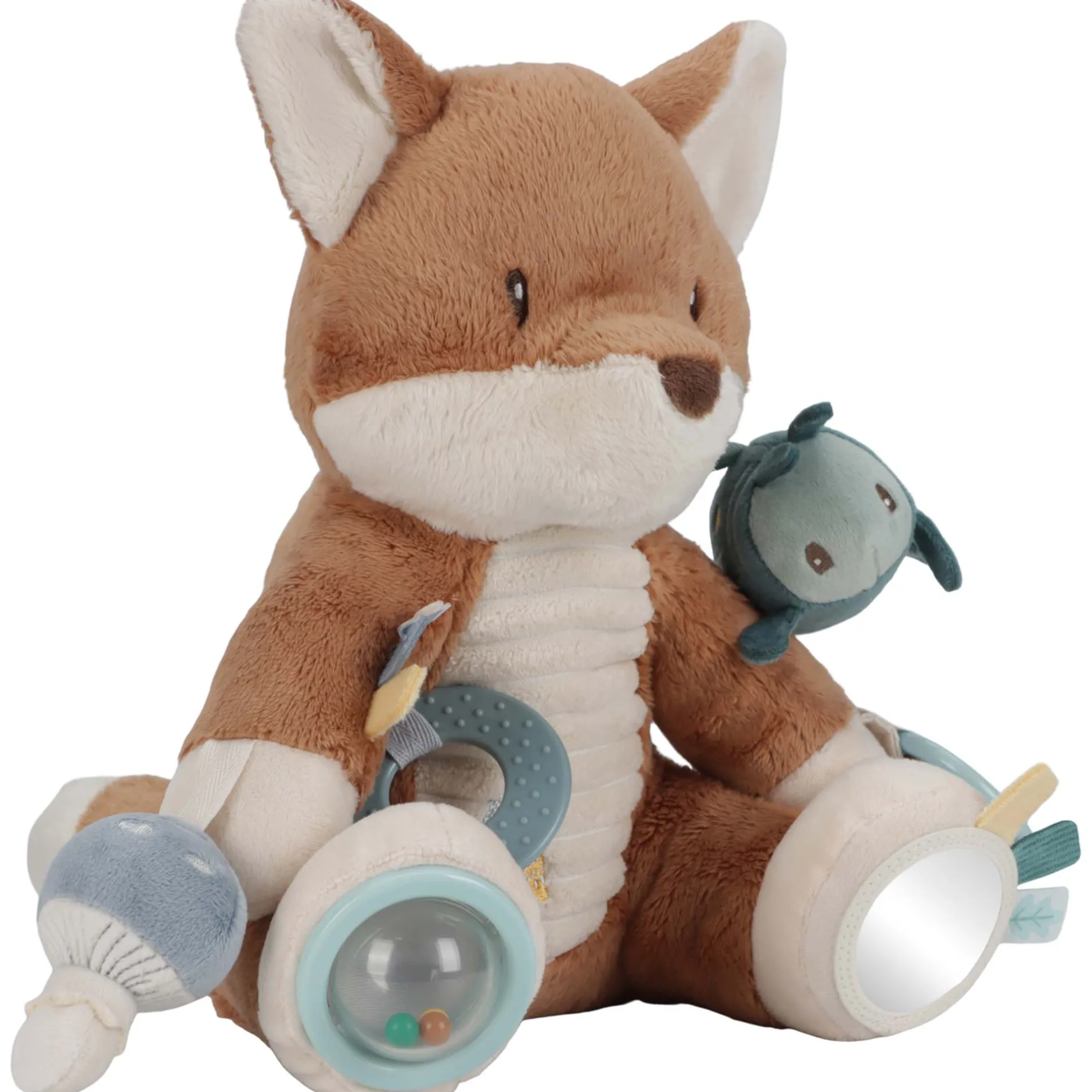 Hangspeelgoed|Speelgoed Voor Onderweg*Little Dutch activiteiten vos Forest Friends Lightbrown