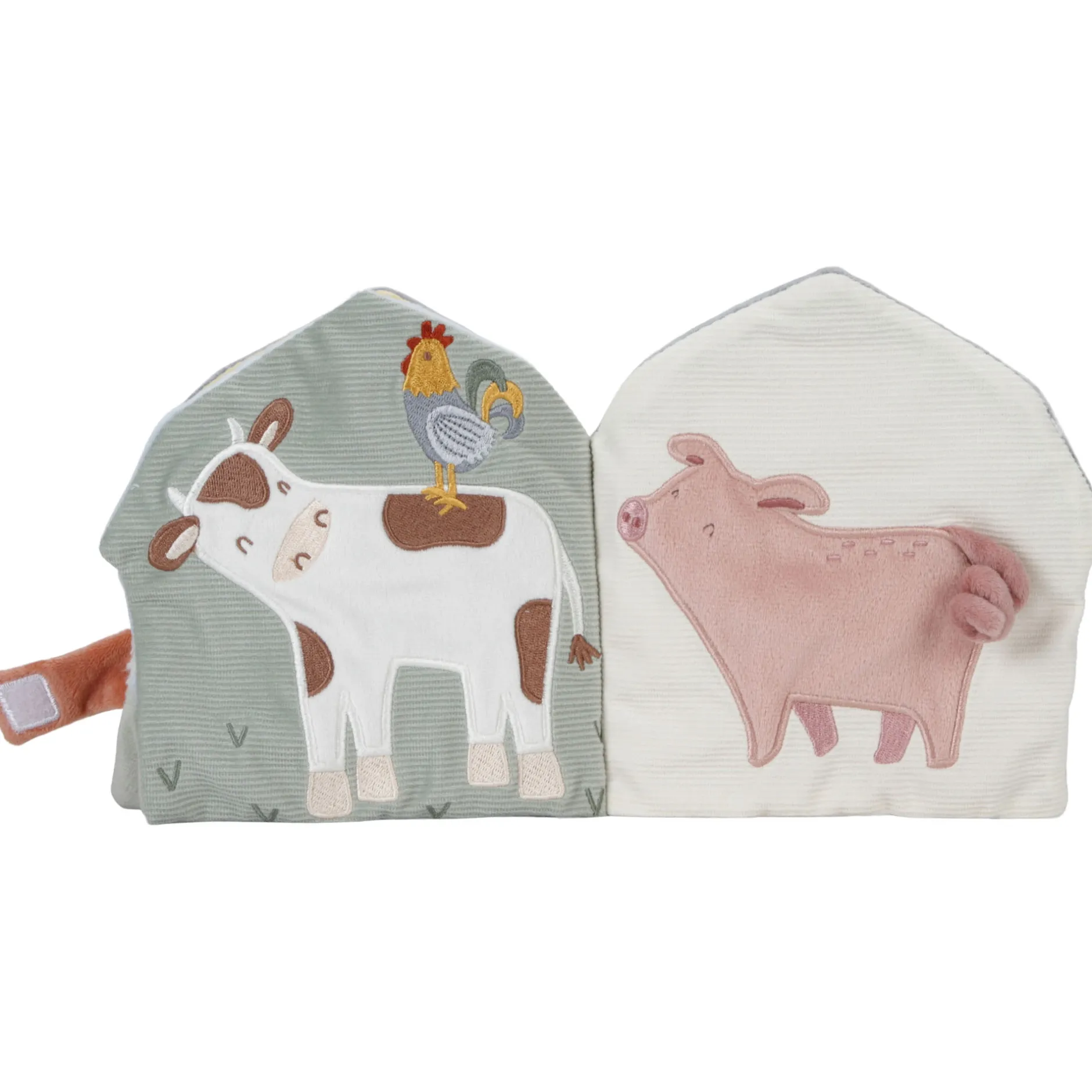 Buggyboekjes|Speelgoed Voor Onderweg*Little Dutch activiteitenboek Little Farm Mintgreen