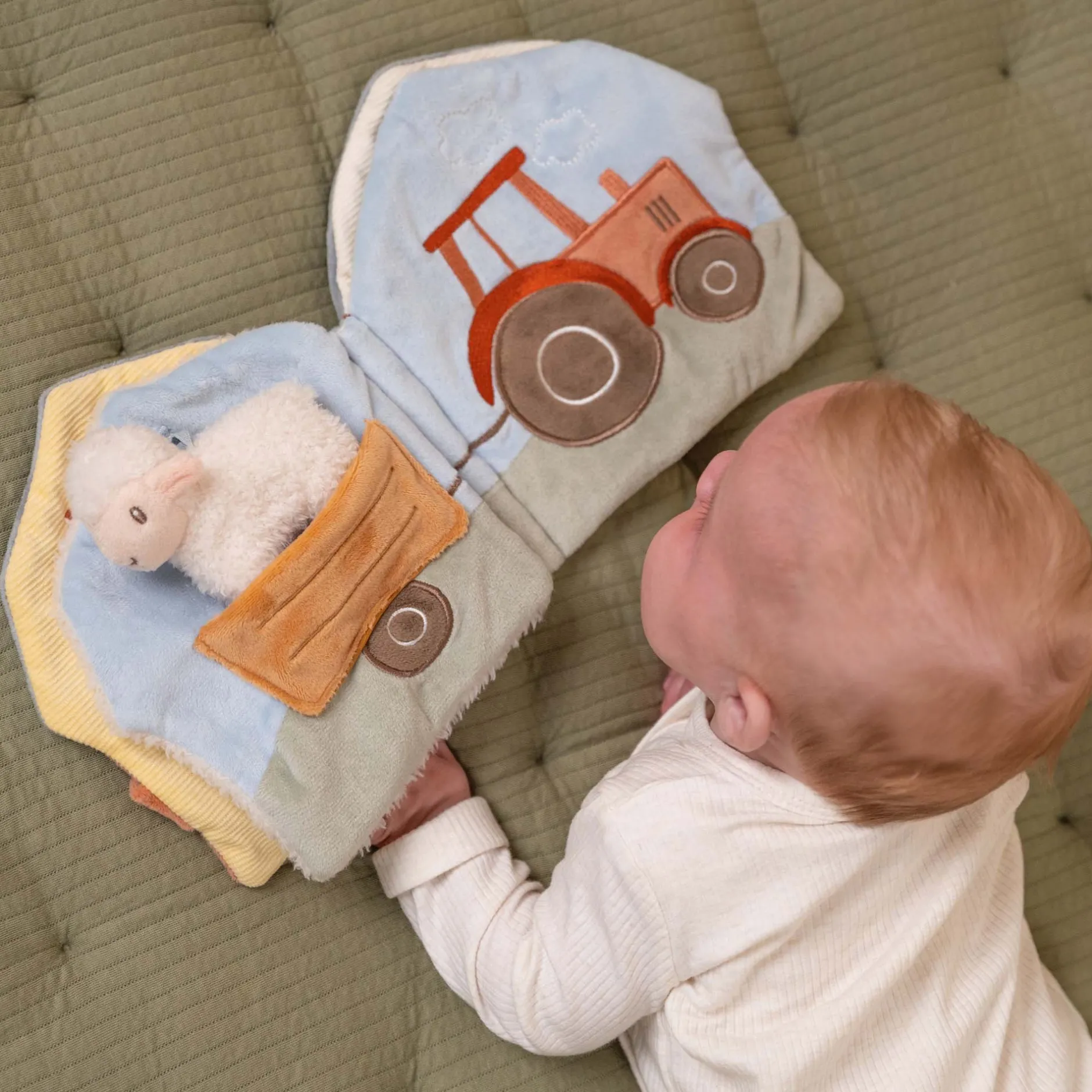 Buggyboekjes|Speelgoed Voor Onderweg*Little Dutch activiteitenboek Little Farm Mintgreen
