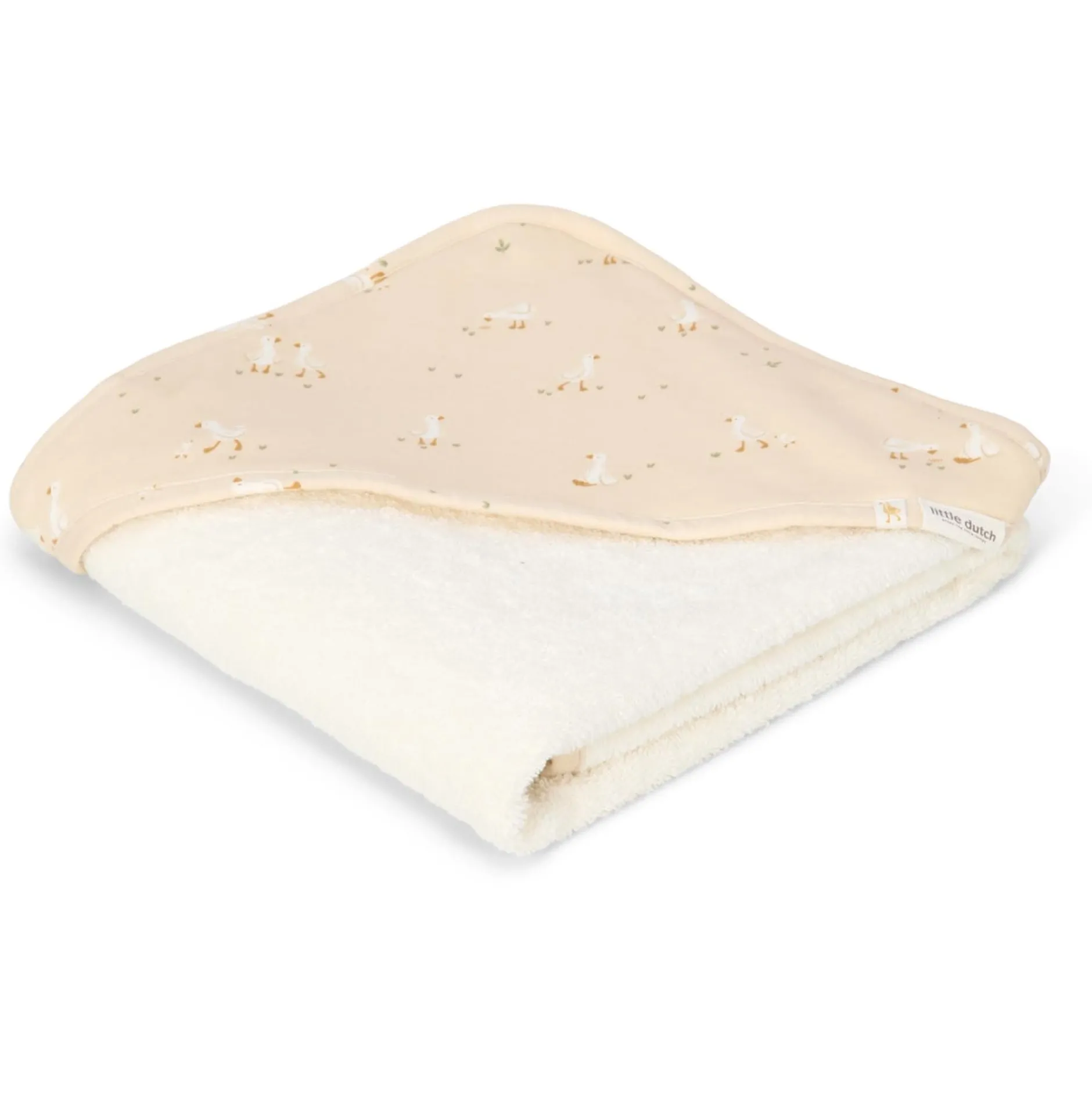 Badcapes & Badjassen*Little Dutch badcape Little Goose beige