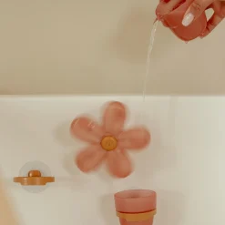 Badspeelgoed|Badspeelgoed*Little Dutch badwand bekers bloem Pink