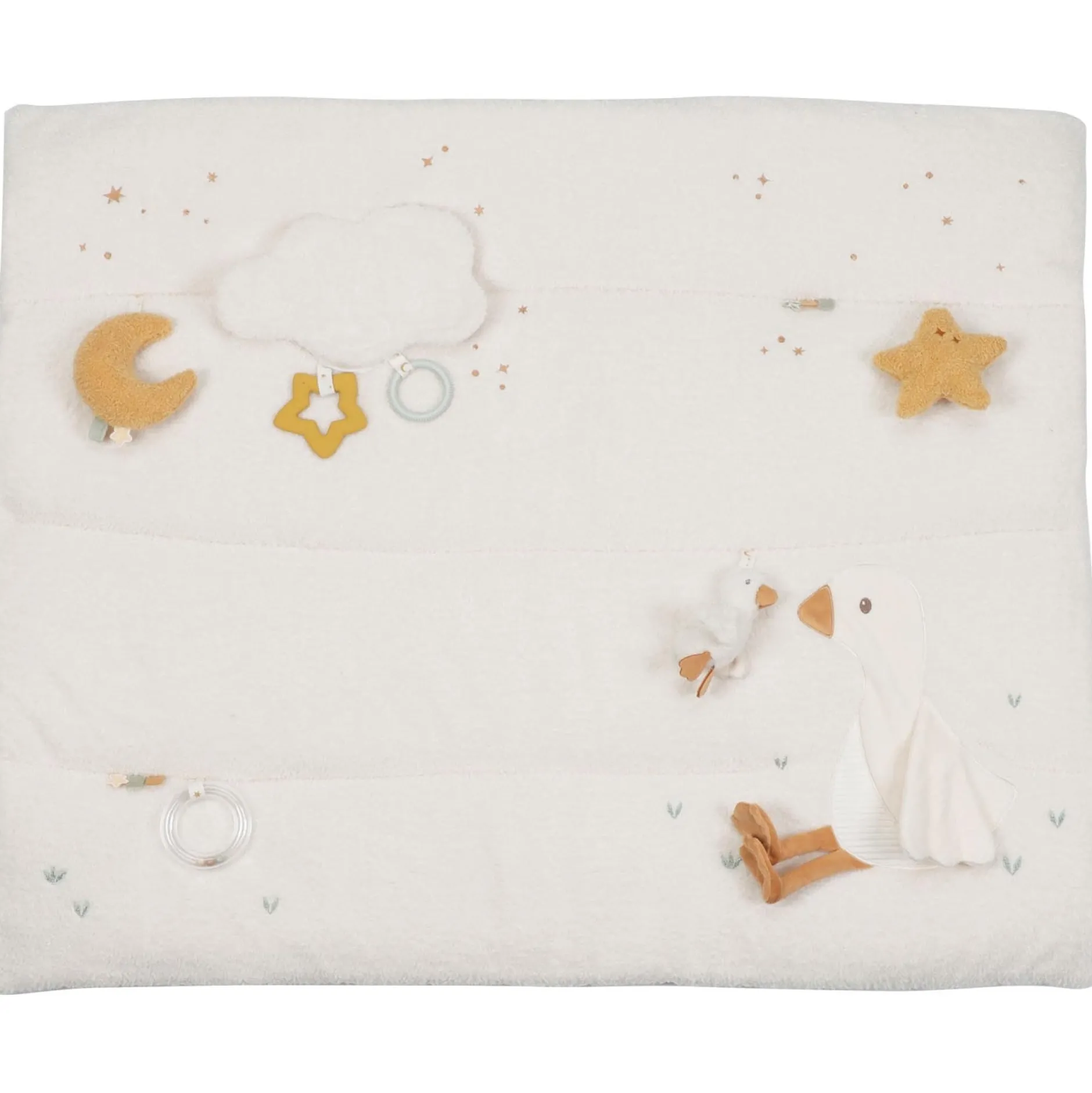 Boxkleden*Little Dutch boxkleed Newborn Naturals Off-White