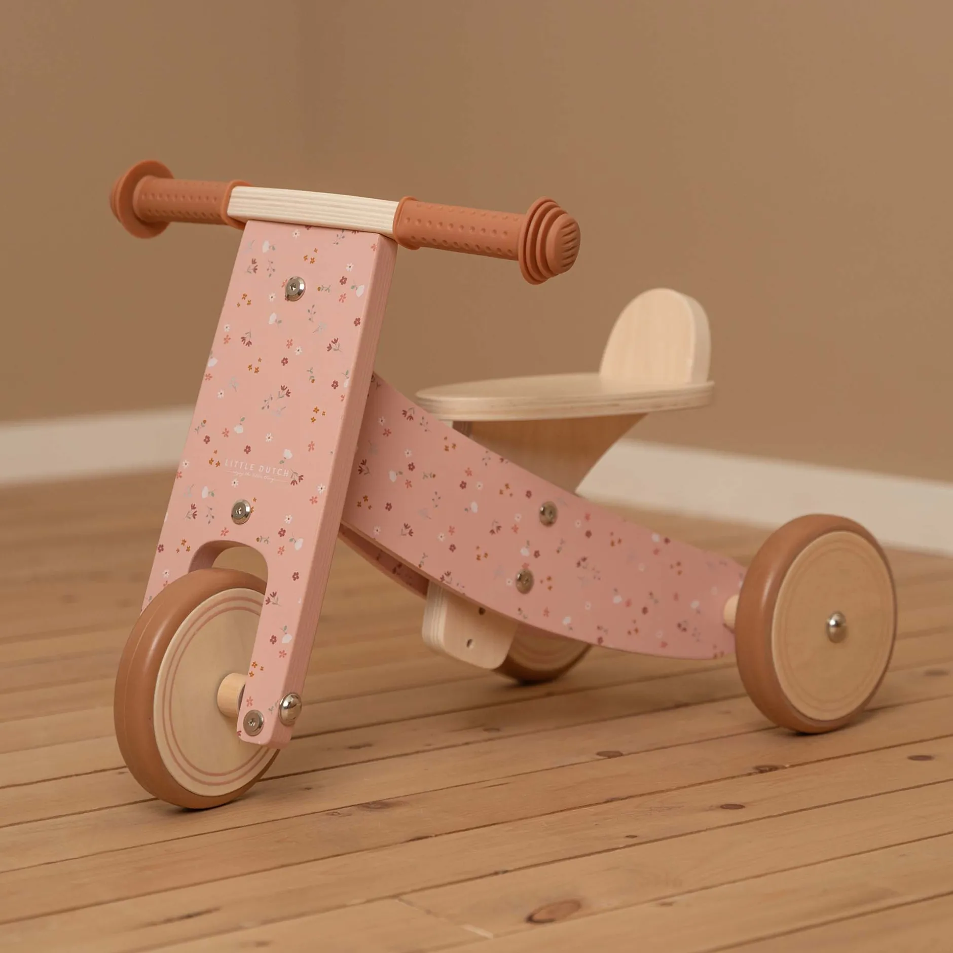 Loopfietsen & Loopwagens|Buitenspeelgoed*Little Dutch Driewieler FSC Pink