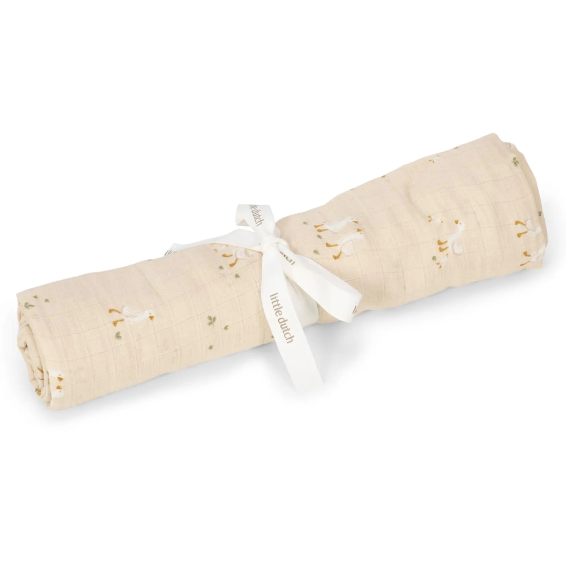 Doeken & Luiers*Little Dutch hydrofiele multidoek Little Goose beige