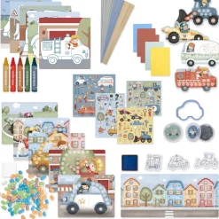 Tekenen|Puzzels & Spellen*Little Dutch Jim's knutseldoos Multi