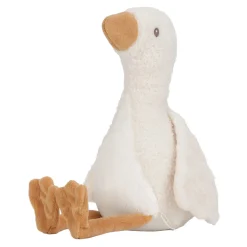 Knuffels*Little Dutch knuffel Newborn Naturals Goose Off-White