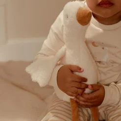 Knuffels*Little Dutch knuffel Newborn Naturals Goose Off-White