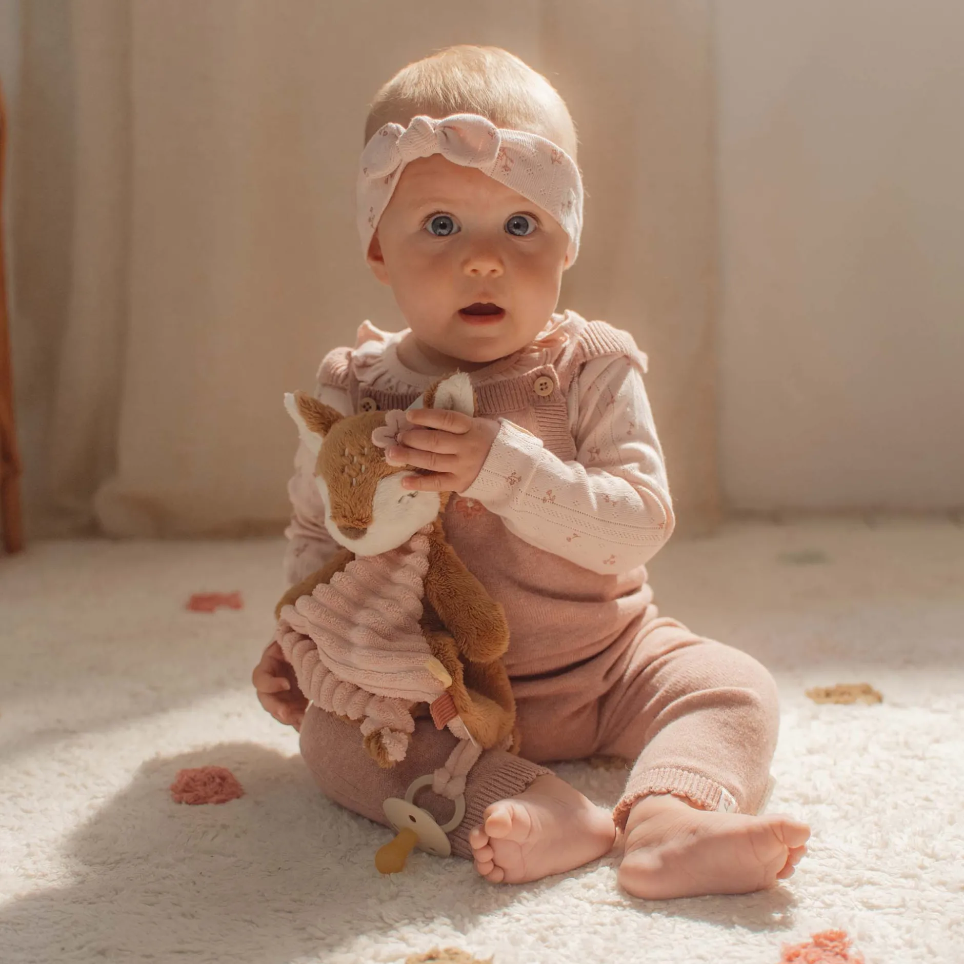 Knuffeldoekjes|Fopspenen & Accessoires*Little Dutch knuffeldoekje Fairy Garden bruin
