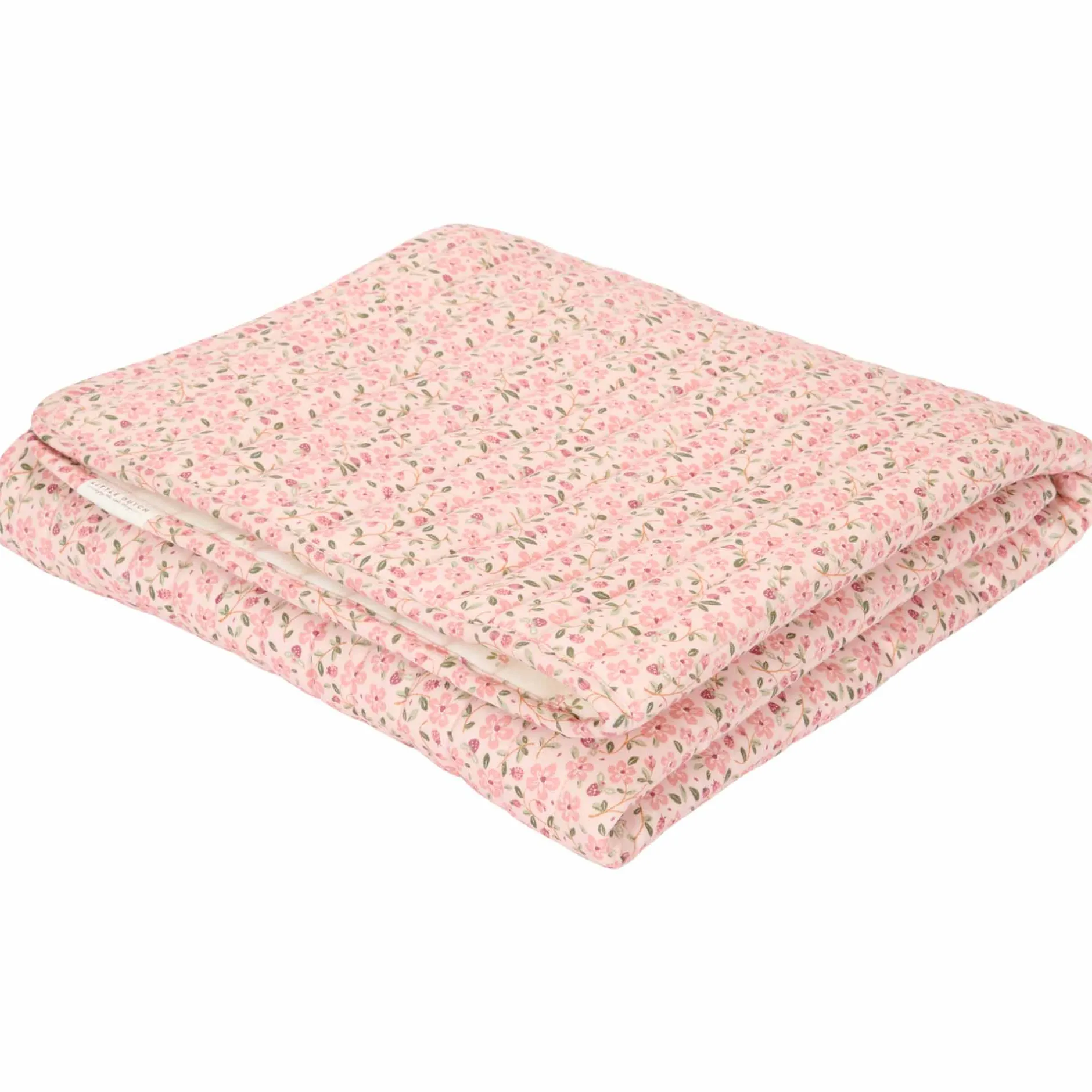 Dekens*Little Dutch ledikant deken fairy floral roze