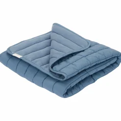 Dekens*Little Dutch ledikantdeken pure blauw