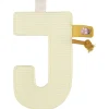 Wanddecoratie*Little Dutch letterslinger J geel