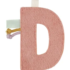 Wanddecoratie*Little Dutch letterslinger D roze