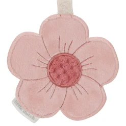 Wanddecoratie*Little Dutch letterslinger bloem roze
