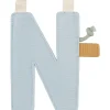Feestartikelen|Wanddecoratie*Little Dutch letterslinger N blauw