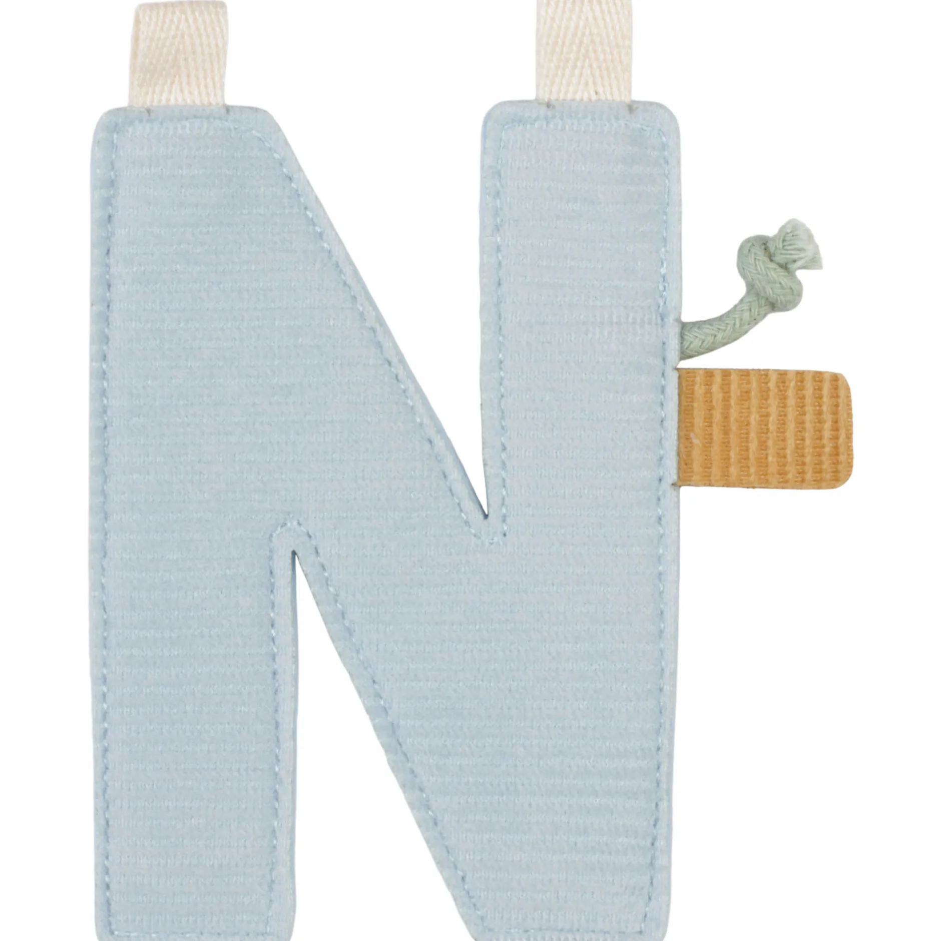 Feestartikelen|Wanddecoratie*Little Dutch letterslinger N blauw