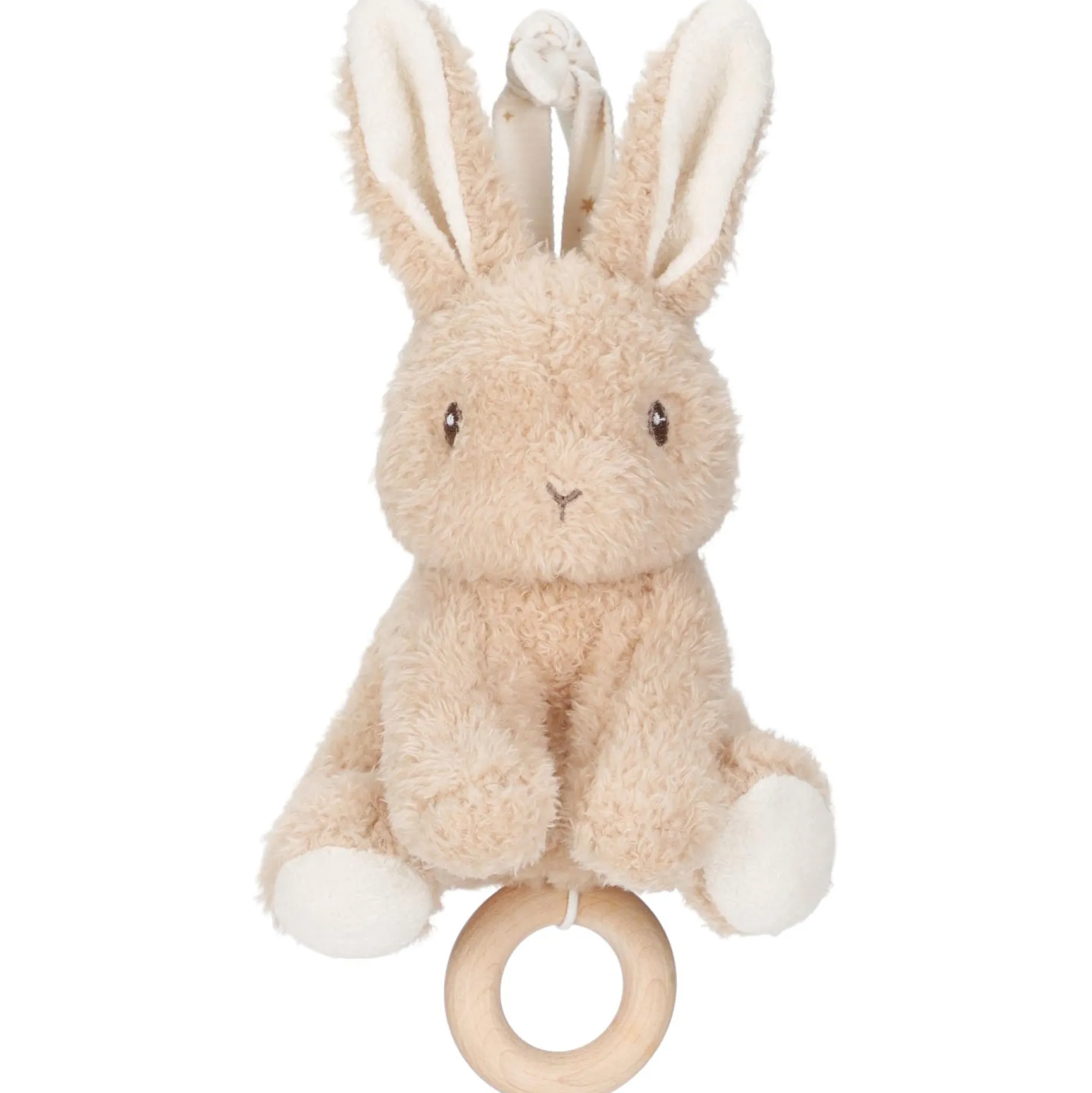 Muziekmobielen & Muziekdoosjes*Little Dutch muziekdoosje Newborn Naturals Bunny Beigebrown