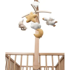 Muziekmobielen & Muziekdoosjes*Little Dutch muziekmobiel Newborn Naturals Bunny Beigebrown