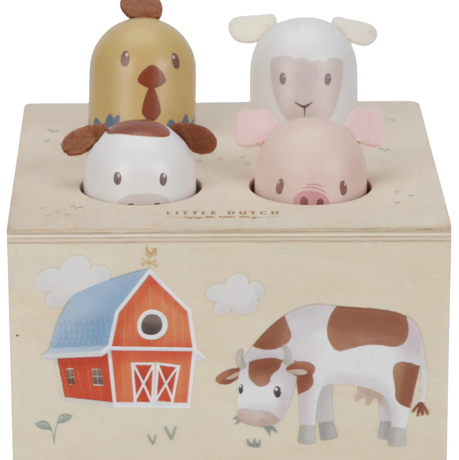 Kraamcadeaus*Little Dutch pop-up speelgoed Little Farm Multi