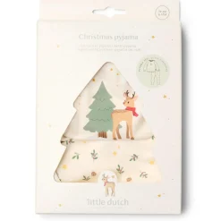 Pyjama's|Pyjama's*Little Dutch pyjama kerst Beigebrown