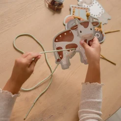 Tekenen|Puzzels & Spellen*Little Dutch rijgkaarten Little Farm Multi