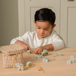 Tekenen|Puzzels & Spellen*Little Dutch rijgkralen Little Farm Multi